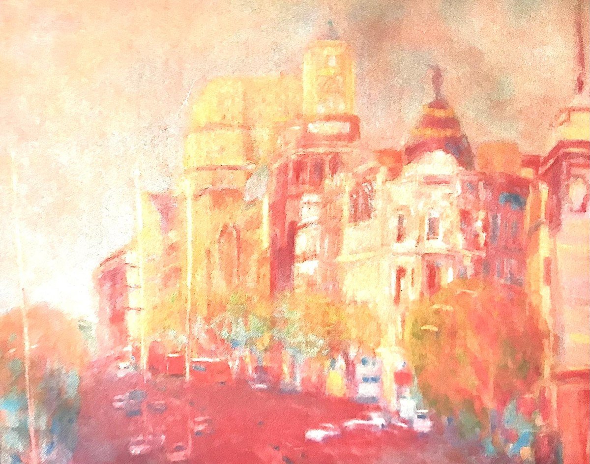 Hora dorada, pintura de Teresa G. Justo
