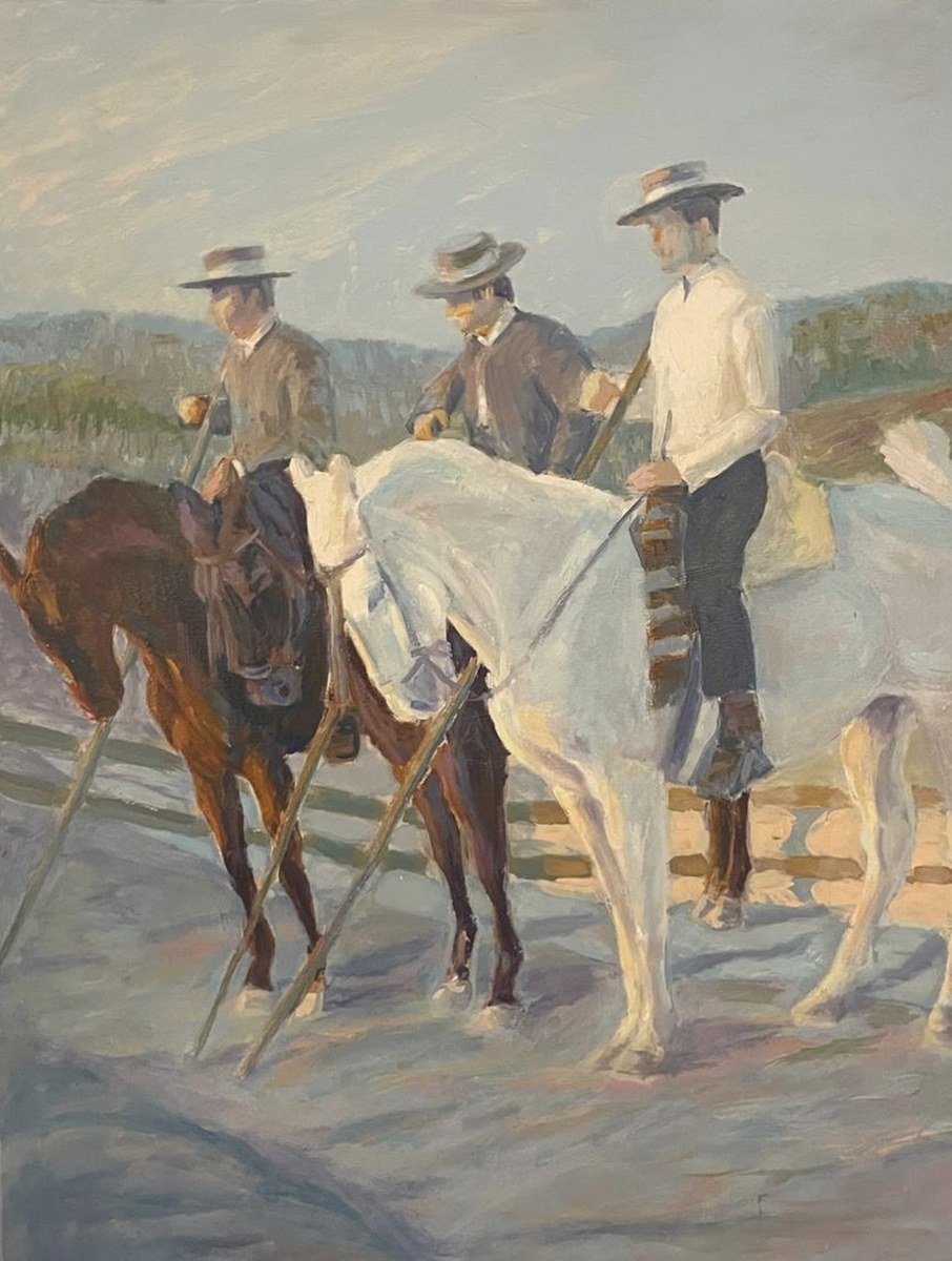 El Rompido, pintura de Teresa G. Justo
